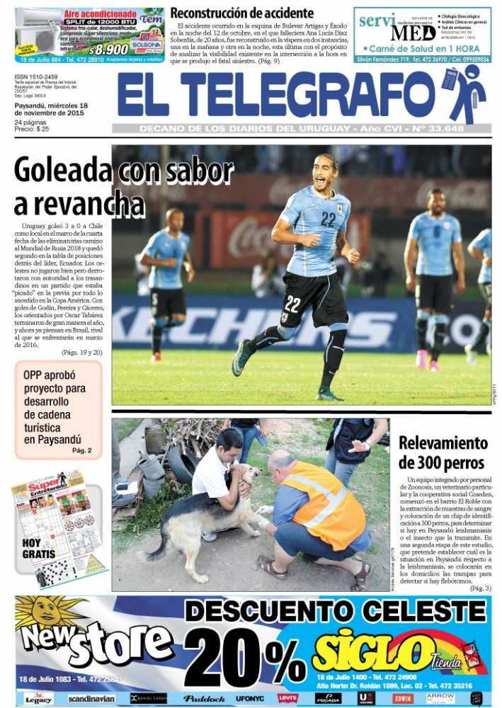 El Telégrafo 18/11/2015